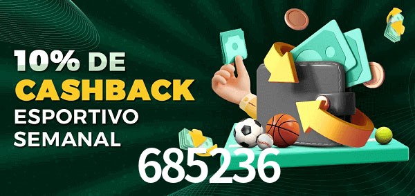 10% de bônus de cashback na 685236